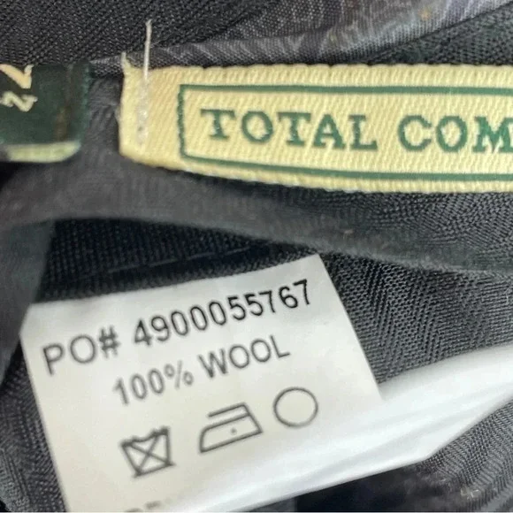 Lauren Ralph Lauren Womens Size 36x32 black wool Total comfort slacks 0291 - Picture 7 of 9